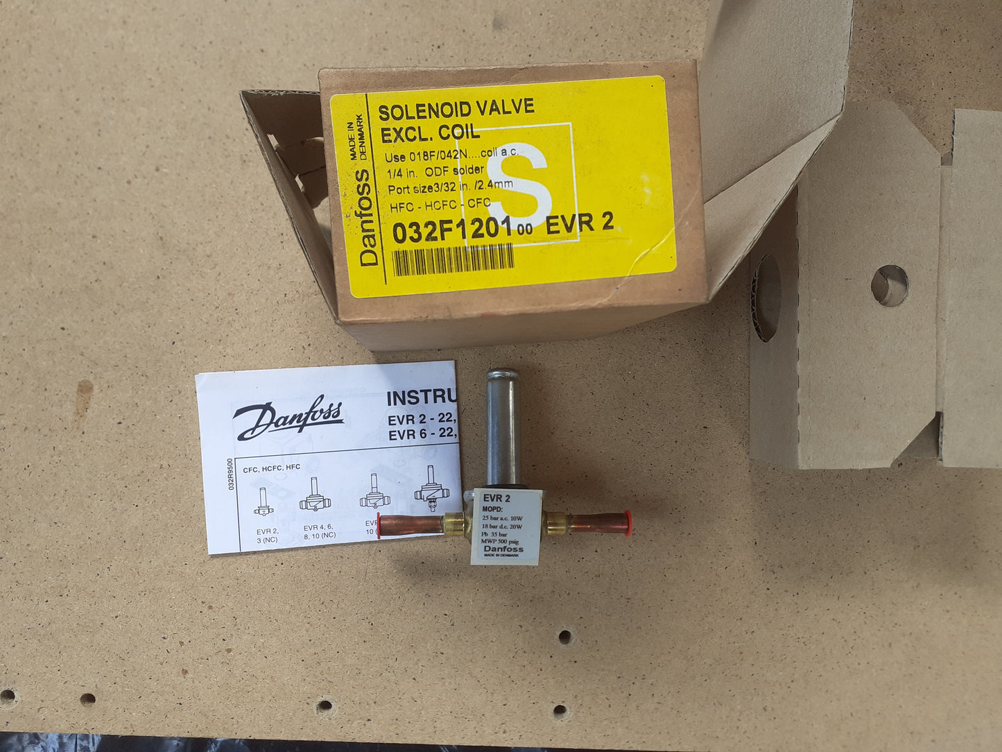 Solenoide Danfoss EVR2 032F1201
