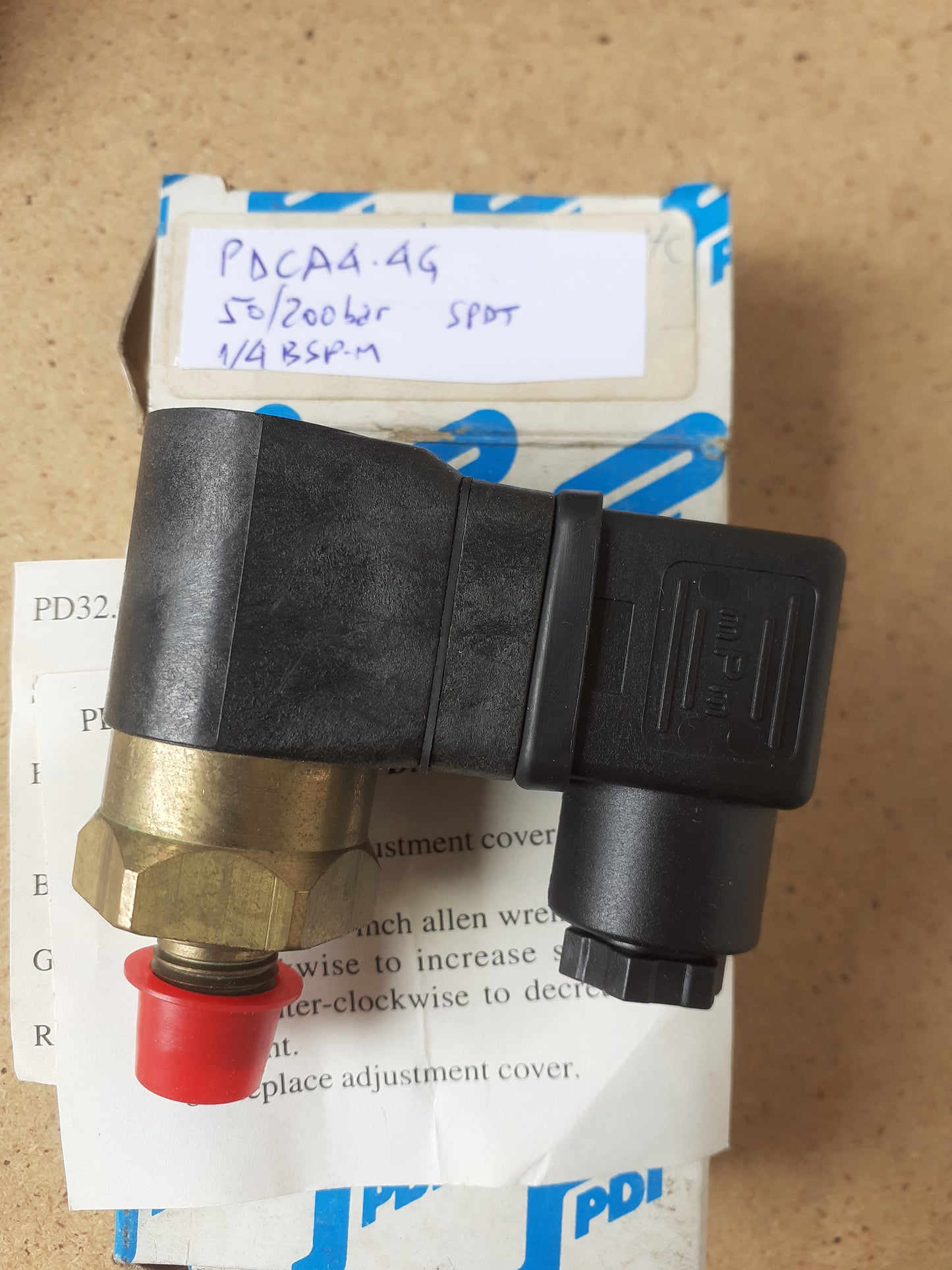 Pressostato PDI PDCA-4-4G-C-HC