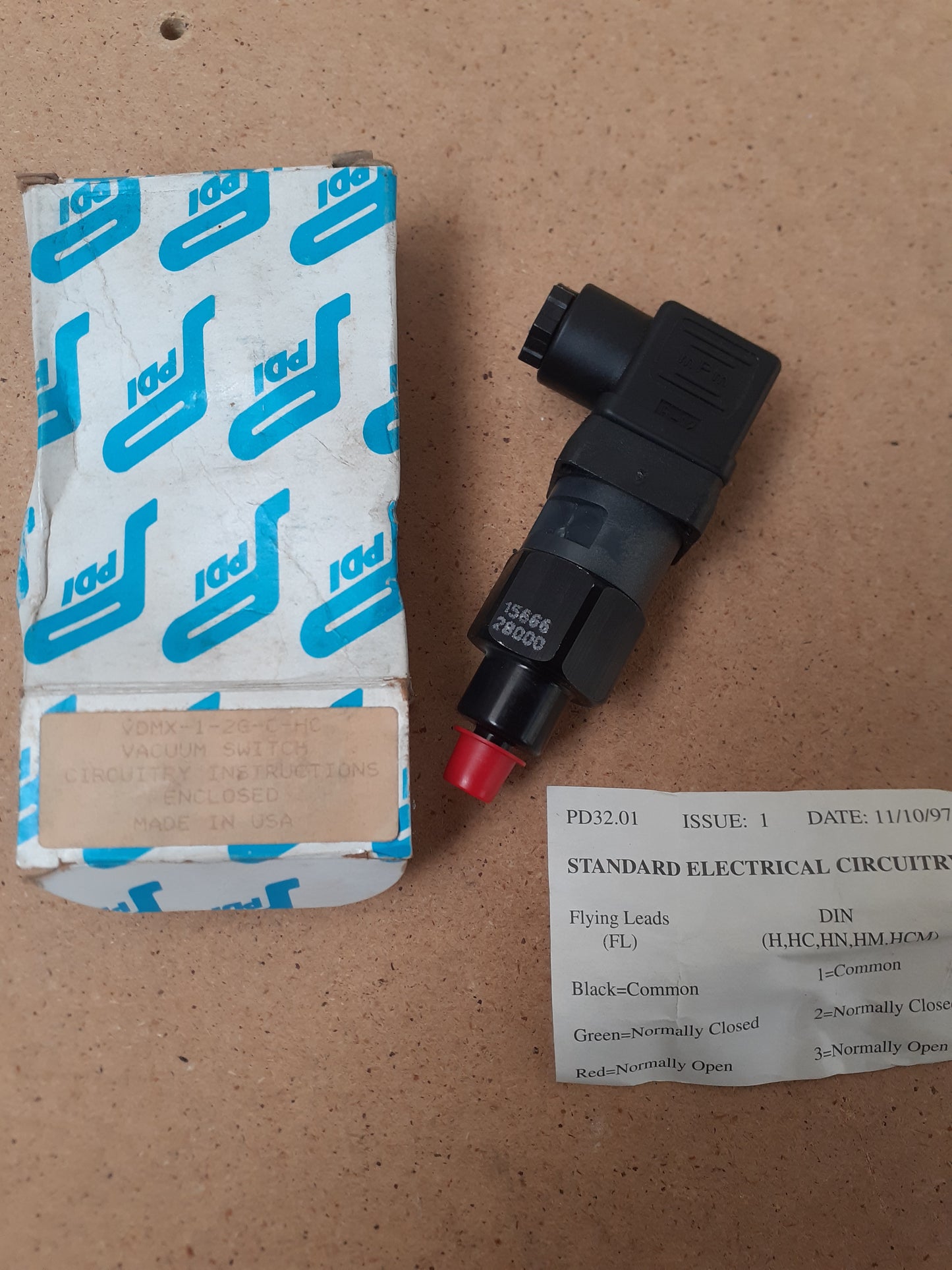 Vacuostato PDI VDMX-1-2G-C-HC