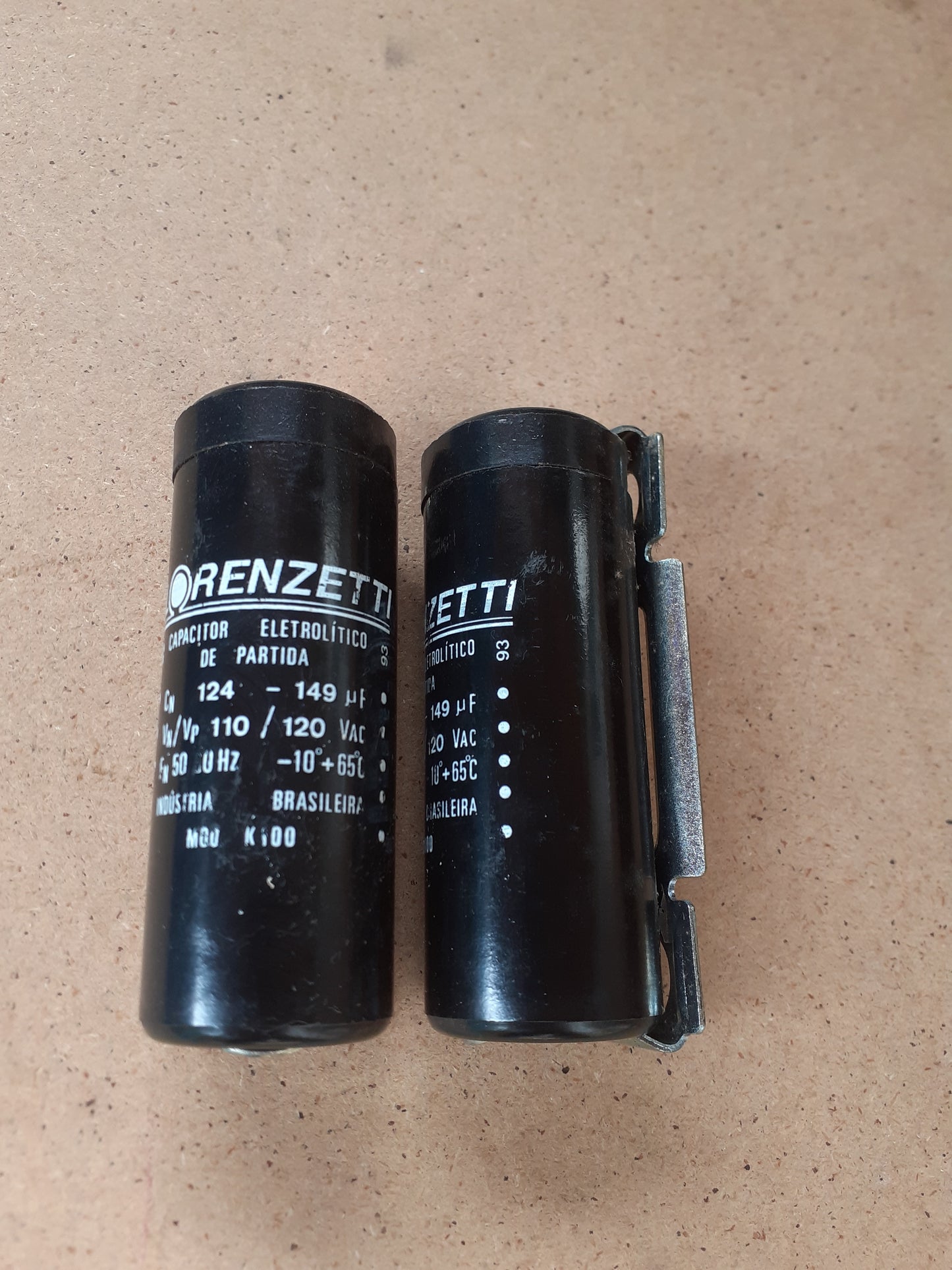 Capacitor Lorenzetti 124-149uF 110V 35x95mm