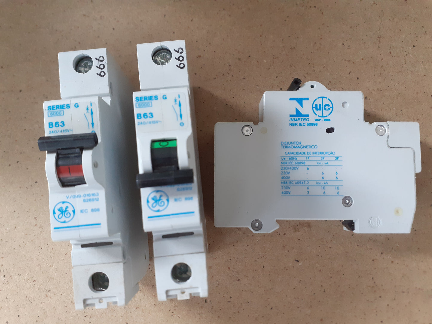 Disjuntor GE DIN V-099-016163 628912