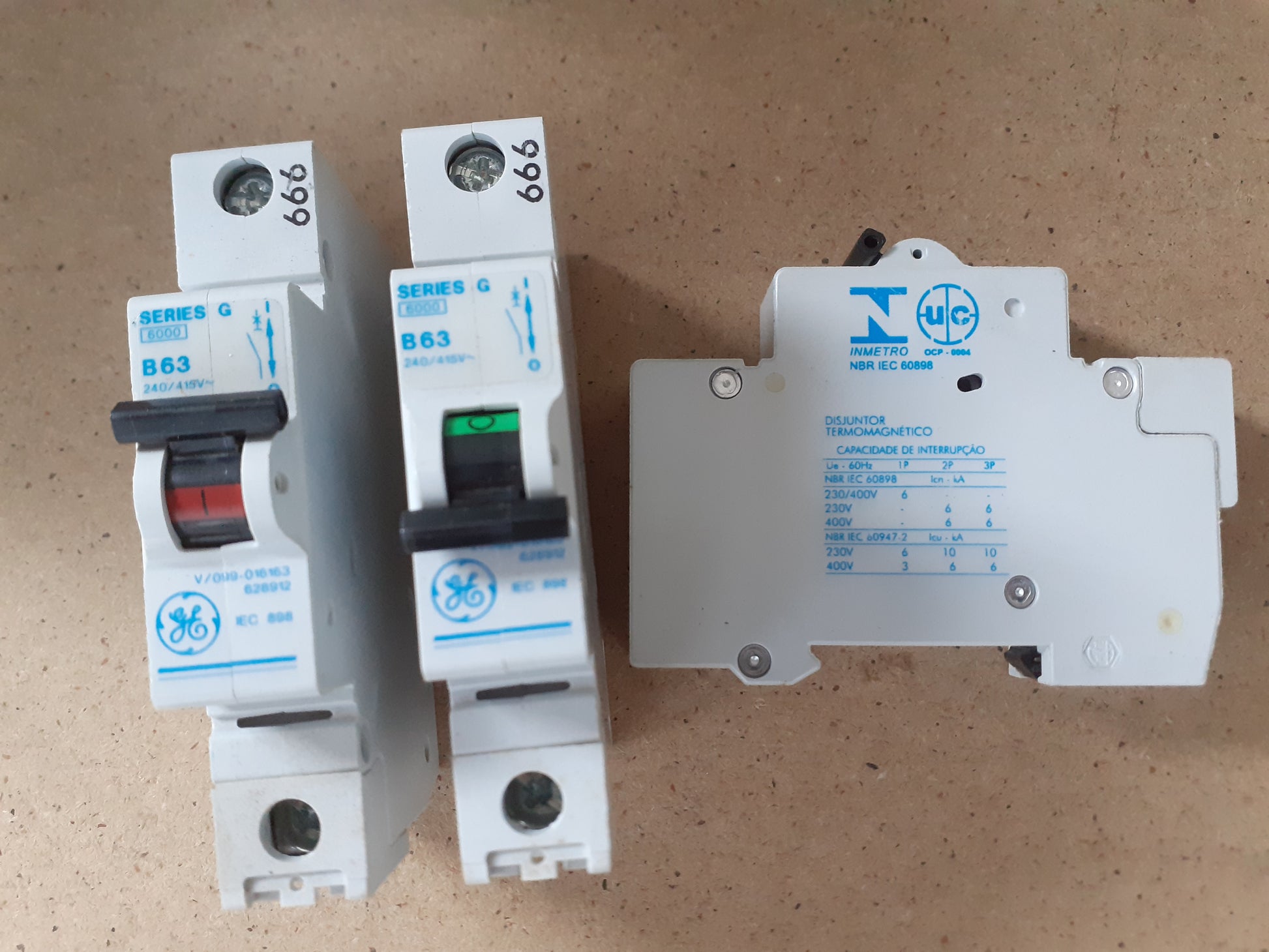 Disjuntor GE DIN V-099-016163 628912